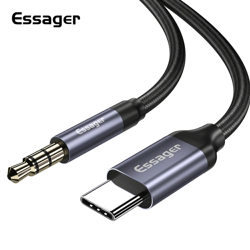 Earphone Splitter Jack - Essager USB C Aux 잭 어댑터