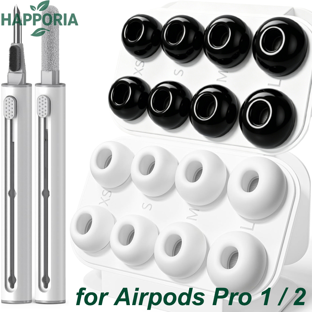 Silicone Ear Tip Replacement - HAPPORIA AirPods Pro 1세대 2세대용 액상