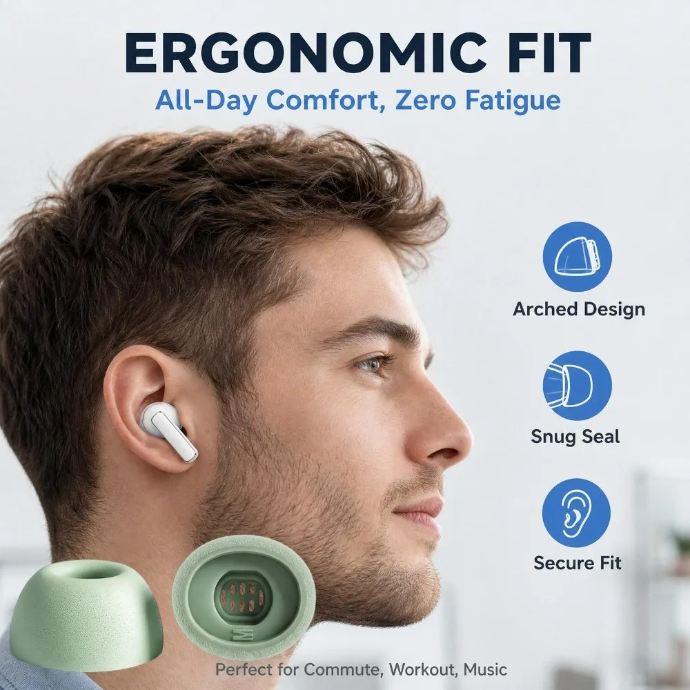 화웨이 프리버드 프로5/4/3/2용 실리콘 메모리폼 쿠 - Silicone Ear Tip Replacement 리뷰 및 가격