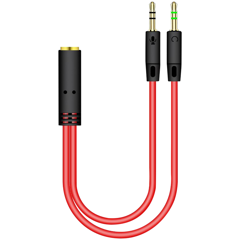 컴퓨터용 오디오 분배기 헤드폰 어댑터, 마이크 AUX  - Audio Splitter Y 리뷰 및 가격
