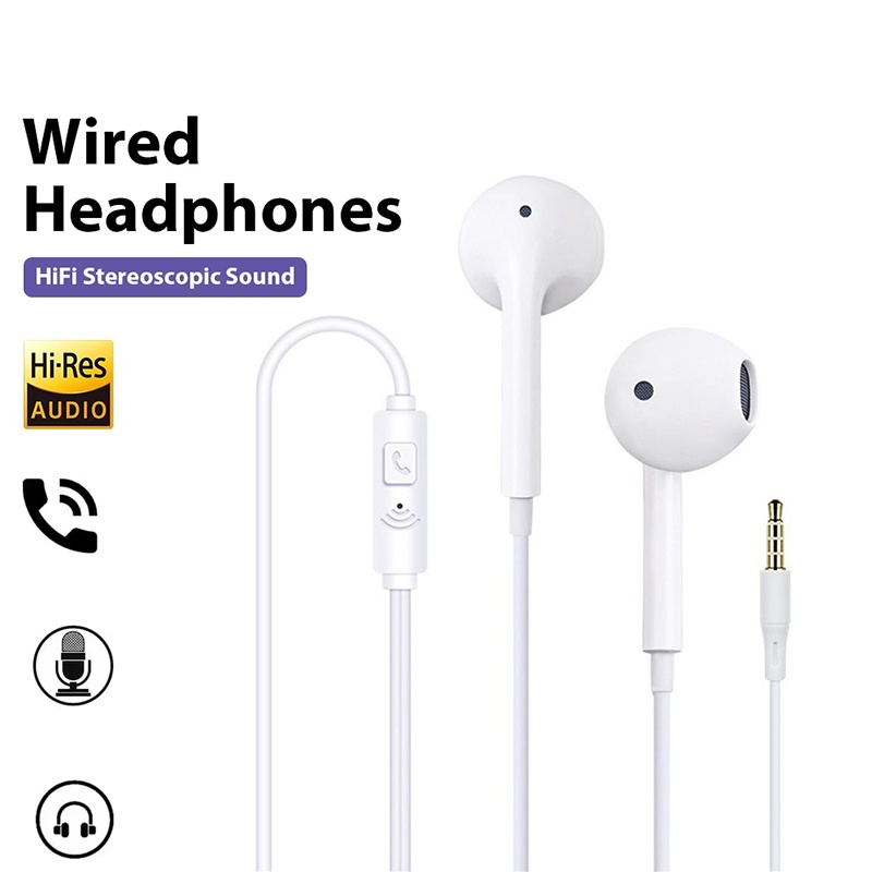 3.5mm 유선 이어폰 인이어 헤드셋 HIFI 베이스  - Wired Earphone Mic 리뷰 및 가격